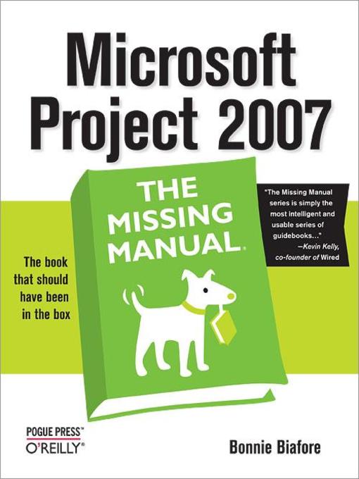 Title details for Microsoft Project 2007 by Bonnie Biafore - Available